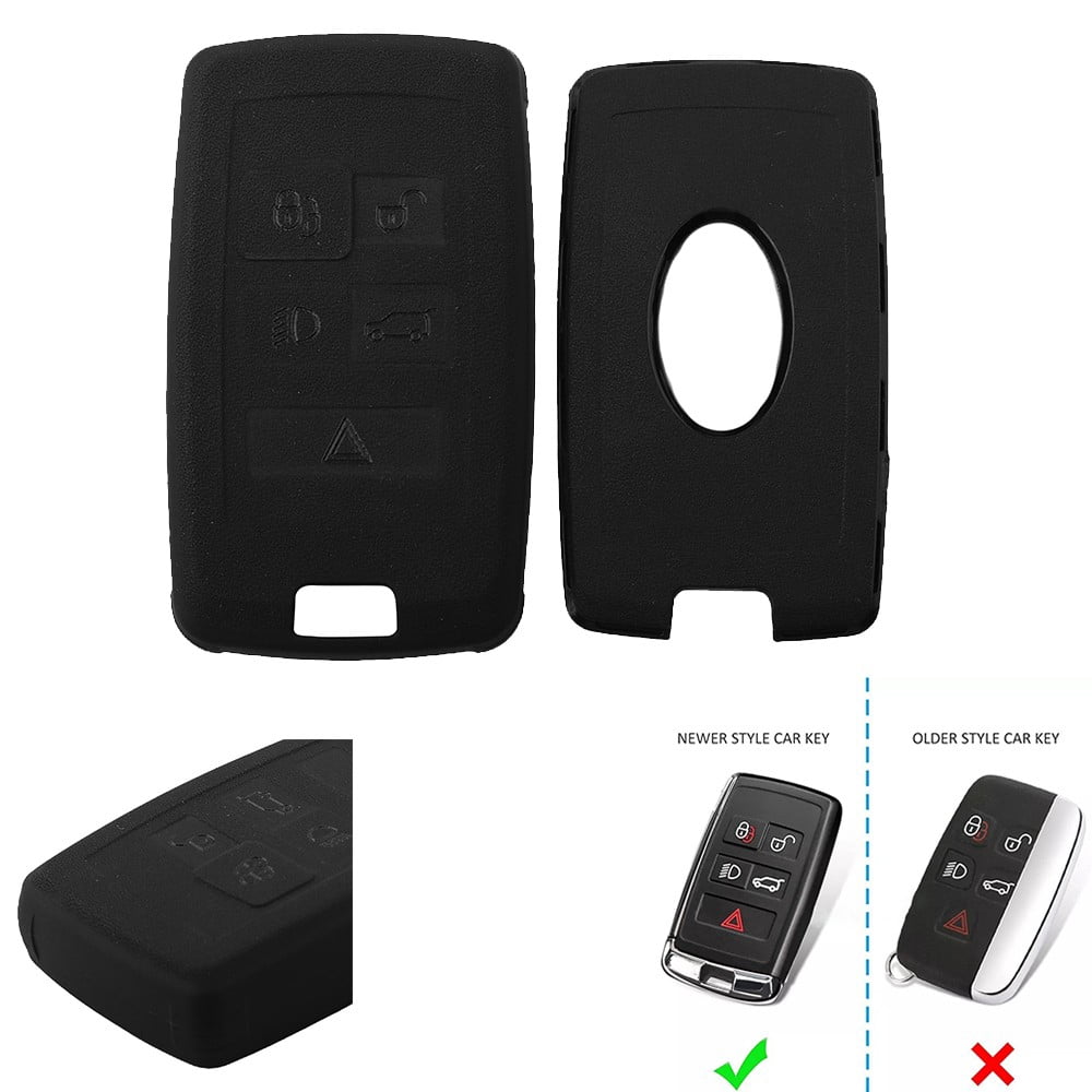 For land rover for jaguar matte black car key fob cover case holder