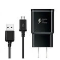 thumbnail image 1 of for Lava V2 3GB Adaptive Fast Charging Wall Charger Kit Set with Micro 2.0 USB Cable - Black, 1 of 3