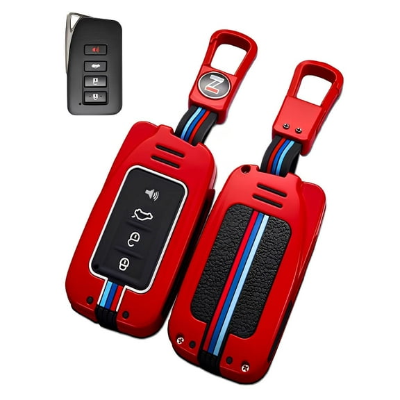 for Lexus Key Fob Cover Case Metal Shell Car Smart Keys Protect Keychain Compatible GX ES GS RS GX