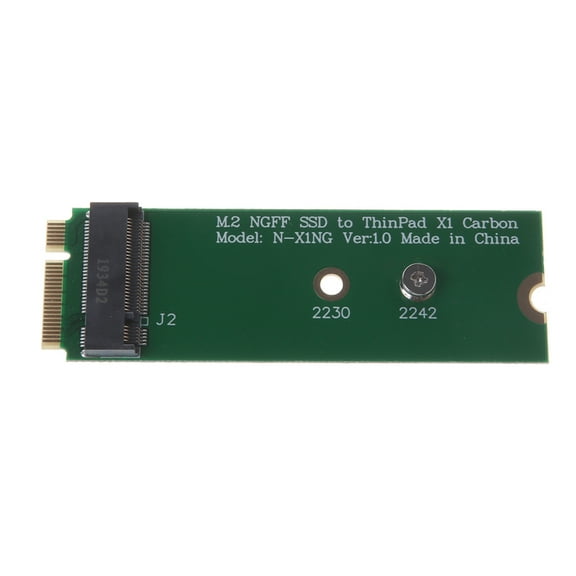for M.2 to X1 Adapter Reader Converter Card SSD NGFF for ThinkPad X1 Comp