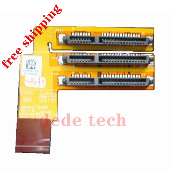 for M18X R2 SATA Hard Drive HDD Connector M9T51 0M9T51 QBR10 LF-8323P Test Good