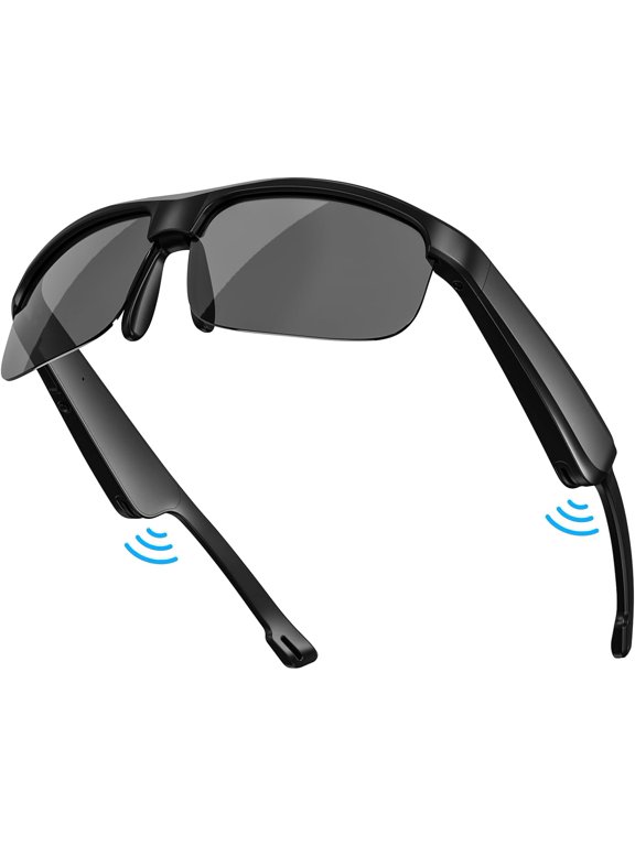 for M8 Pro Smart Glasses: Polarized Bluetooth Sunglasses w/ Mic, Speakers & Voice Assistant, UV400 Protection