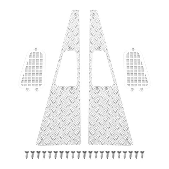 for MN D90 D99S MN99S 1/12 RC Car Upgrade Parts Metal Anti-Skid Plate Intake Grille Accessories