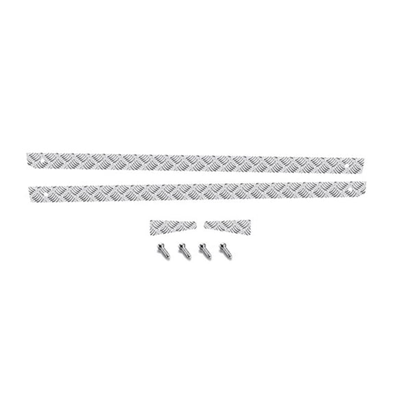 for MN D90 D99S MN99S 1/12 RC Car Upgrade Parts Rear & Side Metal Skid Plate Antiskid Board Scratch Prevention