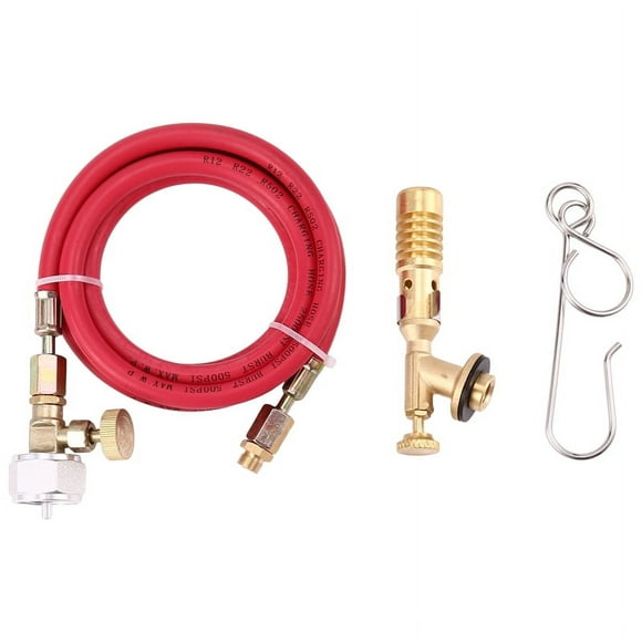 for Mapp Gas Turbo Torch Plumbing Turbo Torch with Hose for Solder Propane Welding Kit mj382