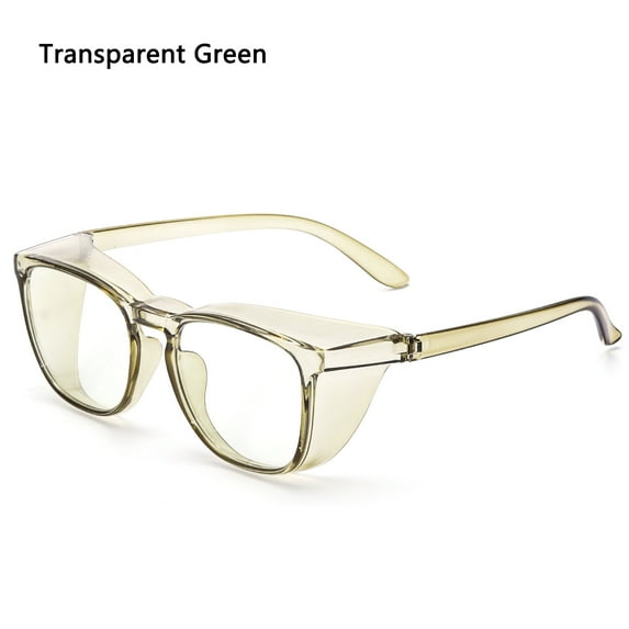 for Men and Women UV400 Protection Anti-saliva Anti Pollen Goggles Safety Glasses Anti-fog Blue Light Blocking Glasses TRANSPARENT GREEN