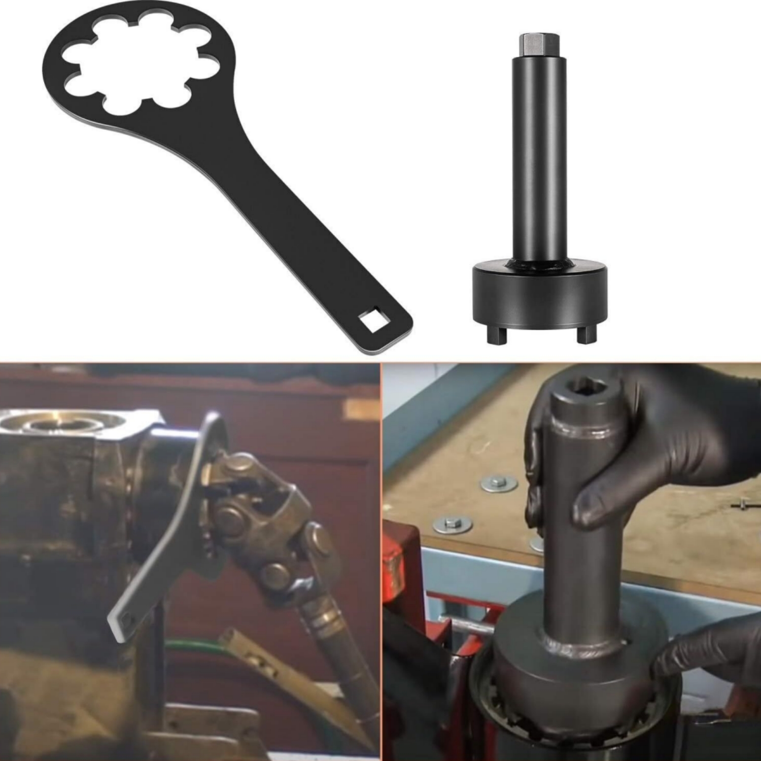 Mercruiser Retainer Nut Tool Alpha Bravo Outdrive Bearing Carrier Retainer Nut Wrench Tool For Mercruiser Alpha One, Bravo One, TRS Outdrives – Replaces #91-61069, 91-61069T Marine Engine Tool - View #7