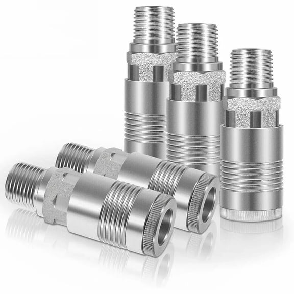 for Milton S1816 G Style 1/2" NPT Male Air Coupler Pneumatic 60+ SCFM Air Shop