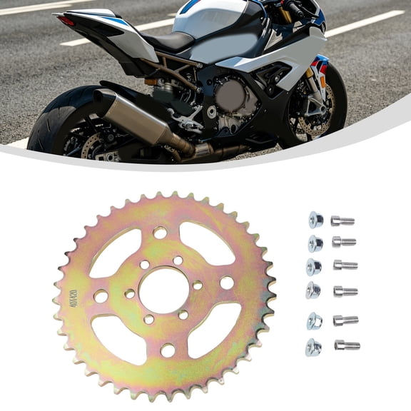 for Mini Bike 420 Rear Sprocket 40T 6 Hole Fit For Coleman For CT100U MMB80 MBX10 Heavy Duty Steel Sprocket For Enhanced Engine Performance