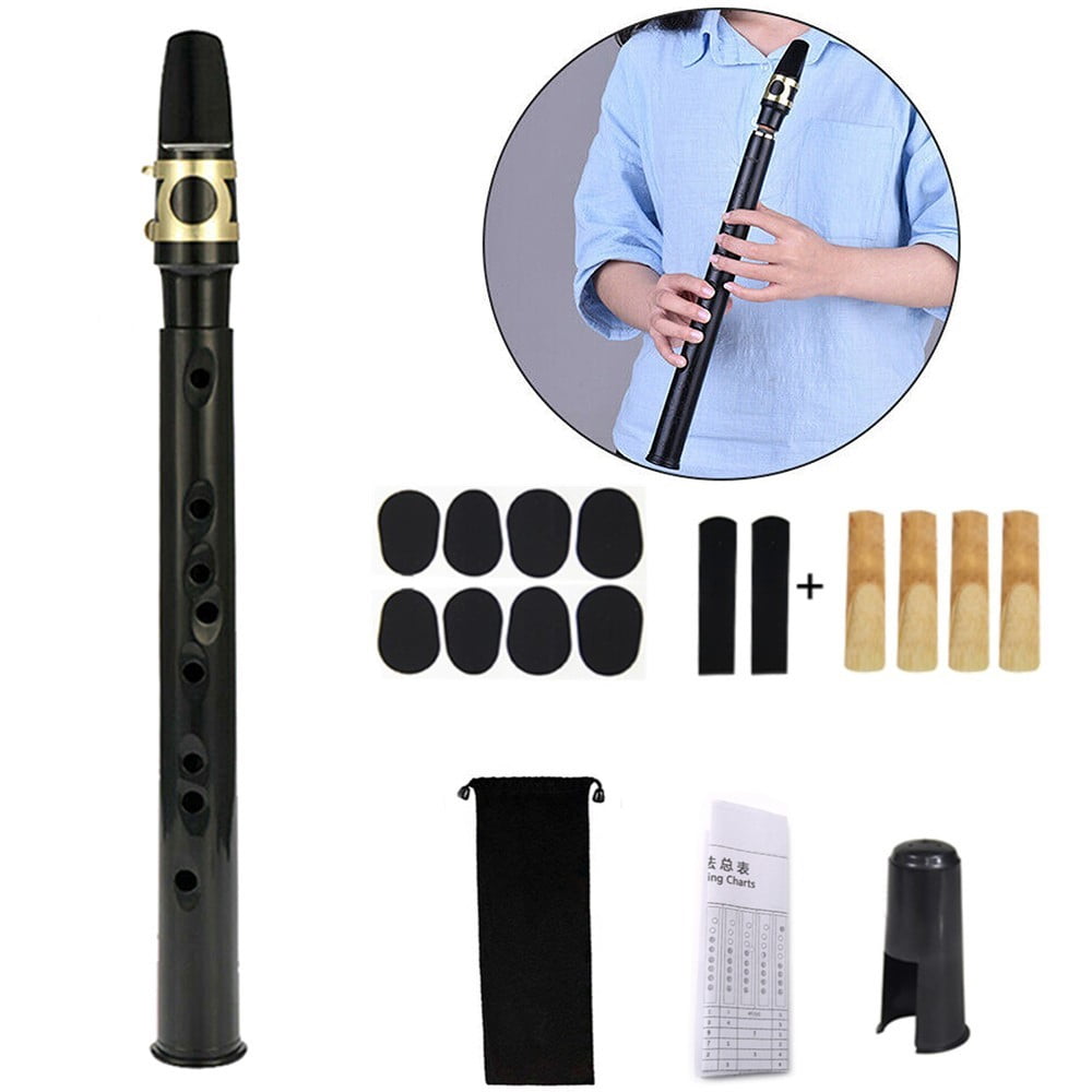 for Mini Pocket Saxophone Little Sax Instrument Set with Reeds for Pads Bag for Beginner