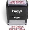 thumbnail image 1 of for Mobile Deposit Only - Self Inking Rubber Stamp - Ink Stamps, 1 of 7