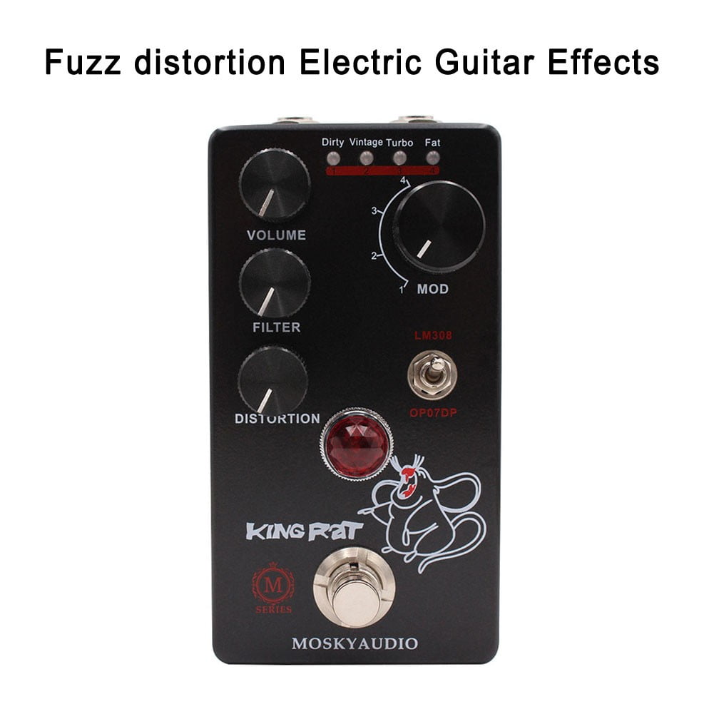 for Mosky King Volume Filter Fuzz Distorition The Electric Guitar Effects Pedal