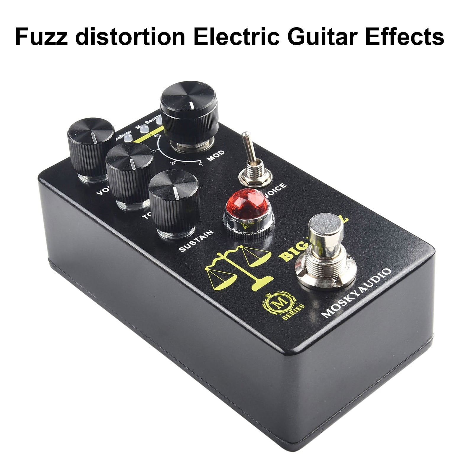 for Moskyaudio Big FUZZ Distortion The Electric Guitar Effects Pedal Guitar Parts