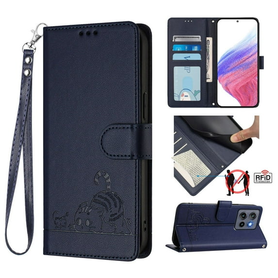 for Motorola G Stylus 5G 2023 Phone Case Wallet protective case, leather Cover with magnetic closed credit card slot shockproof protection phone case