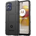 thumbnail image 1 of for Motorola Moto G73 Case for Man, Heavy Duty Shockproof Phone Case Support Wireless Charging Cover for Motorola Moto G73 HD Black, 1 of 16
