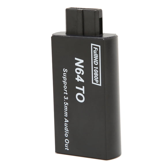 for N64 to HD Multimedia Interface Converter 1080p Support PAL NTSC Video Game Adapter with 3.5mm Interface