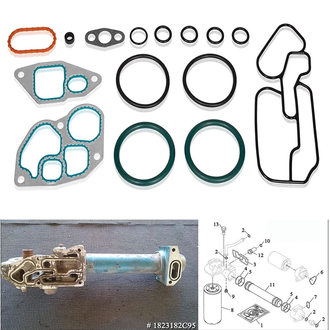 MaXpeedingrods Turbocharger For International DT466 Truck Bus 7.6L Diesel – 1993-2006, Up To 275hp