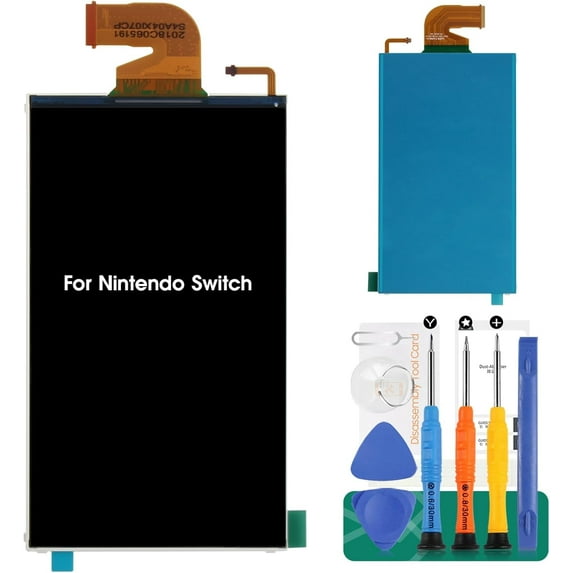 for Nintendo Switch Screen Replacement LCD Display Panel Repair Parts,Include Tempered Glass