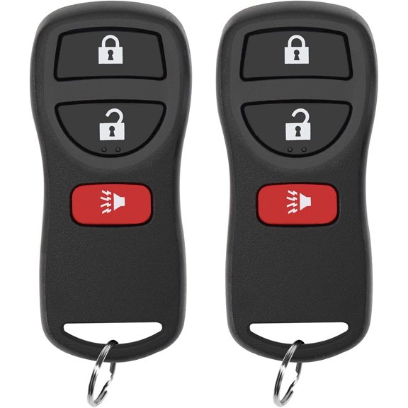 for Nissan Armada Frontier Murano NV Pathfinder Quest Sentra Titan Versa Xterra Keyless Entry Remote Replacement KBRASTU15 (k of 2)