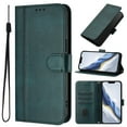 thumbnail image 1 of for Nokia C32 Phone Case Wallet protective case leather Cover with magnetic closed cDark Greenit card slot shockproof protection phone case, 1 of 7