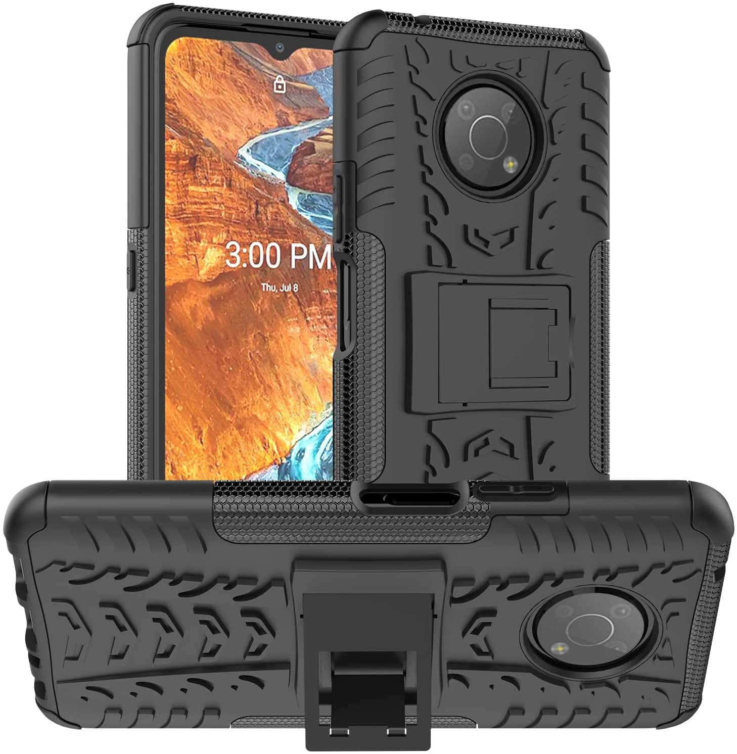 for Nokia G300 Case Dual Layer ShockAbsorption Cover Protective Cell