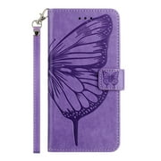 for Nokia X30 5G Phone Case Wallet protective case leather Cover with magnetic closed cLight Purpleit card slot shockproof protection phone case