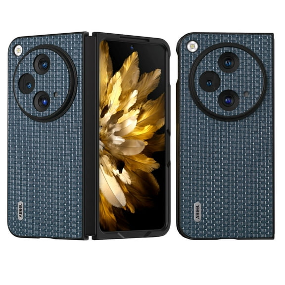 for OnePlus Open Case with Hinge Protection, [Magnetic Hinge] [Military-Grade Drop Protection] Hard Case Cover for OnePlus Open - Darkblue