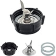 thumbnail image 1 of Oster Blender Replacement Parts Blender Ice Blade with Jar Base Cap and Two Rubber O Ring Seal Gasket Accessory Refresh Kit, 1 of 5