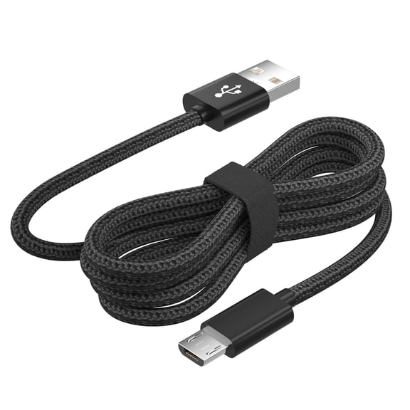 for PS4/Xbox One Controller Charger Cable, Micro USB Fast Charging Cord for Fire Tablet,for Samsung Phone, PC - Braided USB A to Micro B Wire