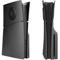 thumbnail image 1 of for PS5 Slim Console Faceplate Cover, Custom Replacement Skin Case ABS Cover Plates Side Shell for PS5 Slim Disc Edition (Black, with Cooling Vents), 1 of 12