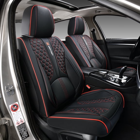 for Pontiac G6 2005 Car Seat Protectors Soft Leather Wear Resistant Model Specific Lumbar Support Airbag Safe Design, Only 4 DOOR SEDAN