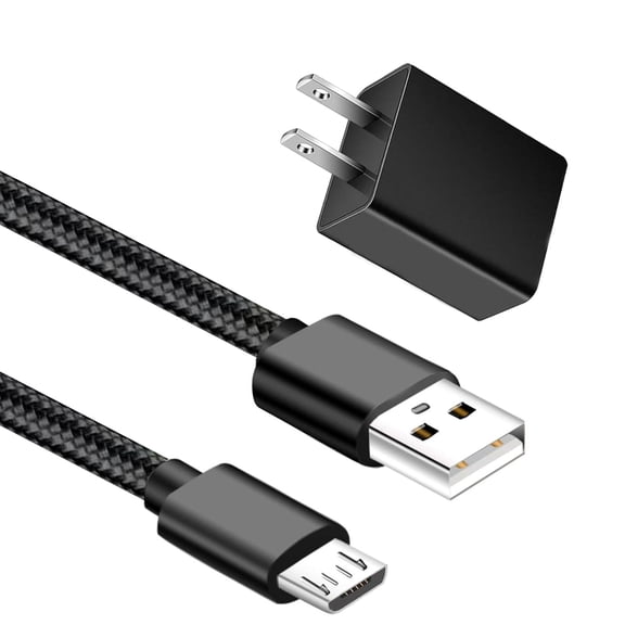 for Premium/Custom Charger Power Cord - 4.9ft Braided Micro USB Cable (Charging Case Only)