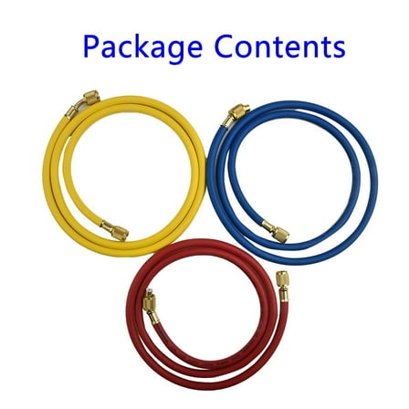 for R134A R22 R404 502 Air Conditioner Manifold Gauge Set 5Ft Hose Ac Refrigeration