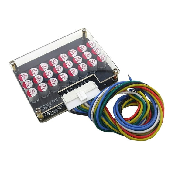 for RC Hobbyists 8S 5A Active Cell Equalizer Transfer Board With Shell and Wires, No External Balancer
