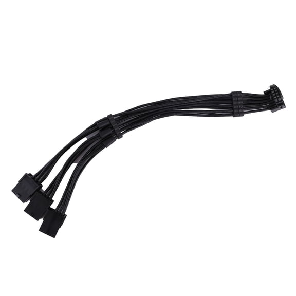 for RTX4000 Series 3x 8Pin Female to PCIE 5.0 12+4 16Pin Video Card Cable 12VHPWR PCIE 5.0 Straight/Elbow Head Cable