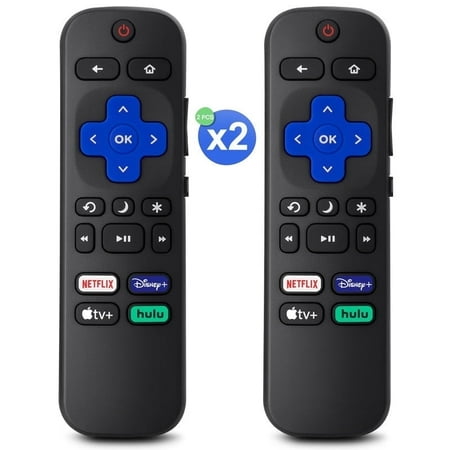for Roku-TV-Remote-Control-Replacement, Compatible for Hisense/Onn/Sharp Roku Series Smart TVs (Not for Any Stick and Box)?Pack of 2?