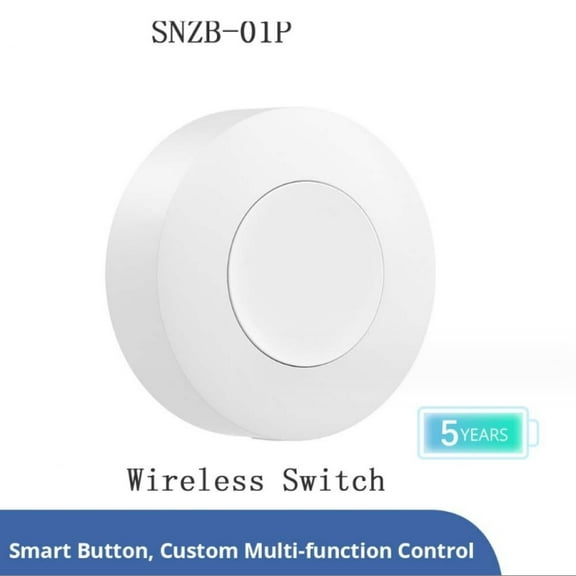 for SONOFF SNZB-01P for Zigbee Wireless Button Scene Switch APP Remote Control