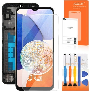 for Samsung Galaxy A14 5G Screen Replacement for Galaxy A14 5G LCD Display SM-A146P SM-A146U Screen Touch Digitizer Assembly Repair Part（Black