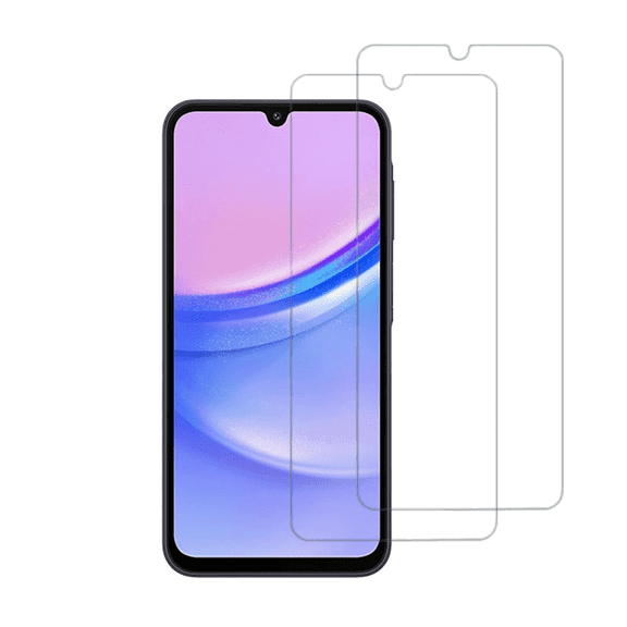 for Samsung Galaxy A15 5G 6.5" Screen Protector - 2pcs Anti-Scratch 9H Hardness Ultra Clear Tempered Glass for Samsung Galaxy A15 / A15 5G (6.5inch)