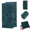 thumbnail image 1 of for Samsung Galaxy A15 Wallet Case, Flip Case PU Leather Embossed Folio Magnetic Kickstand Case Cover with Card Slots for Samsung Galaxy A15, Green, 1 of 7
