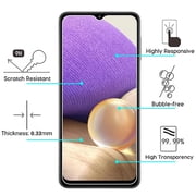 for Samsung Galaxy A32 5G Screen Protector Tempered Glass [9H Hardness] [Ultra-Clear] [Case Friendly] Premium Glass Screen Protector Cover by Xpm