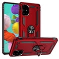 thumbnail image 1 of for Samsung Galaxy A51 4g Magnetic Ring Kickstand Hybrid Case Cover - Red, 1 of 1