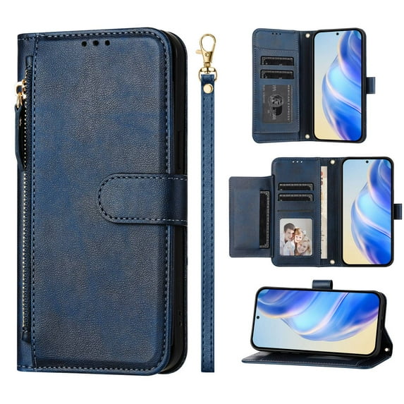 for Samsung Galaxy A54 Phone Case Wallet Protective Case leather Cover with magnetic closed credit card slot shockproof protection phone case