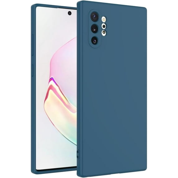 for Samsung Galaxy Note 10 Plus Case Dark Blue, Scratch Resistant with Soft Touch, Slim Thin Phone Cover for Samsung Galaxy Note 10 Plus
