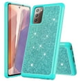 thumbnail image 1 of for Samsung Galaxy Note 20 Phone Case Glitter Shock proof Edge Scratch Shield Hybrid Layers Slim Bumper Cover (Teal), 1 of 4