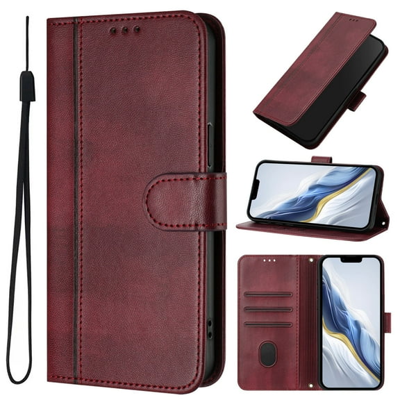 for Samsung Galaxy Note 8 Phone Case Wallet Protective Case leather Cover with magnetic closed cWineit card slot shockproof protection phone case