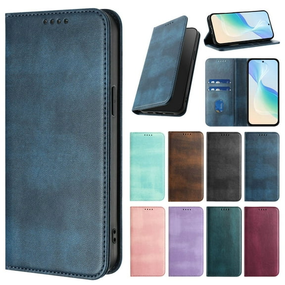 for Samsung Galaxy Note 9 Phone Case Wallet Protective Case leather Cover with magnetic closed cBlueit card slot shockproof protection phone case
