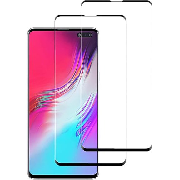 for Samsung Galaxy S10 5G 3D Curved Screen Tempered Glass - [2 Pcs] High Clear Full Coverage Screen Protector for Galaxy S10 5G SM-G977 (6.7 in)