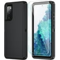 thumbnail image 1 of for Samsung Galaxy S20 FE Case with HD Screen Protector, Samsung S20 FE Phone Case, [3 in 1] Heavy Duty Phone Case for Galaxy S20 FE 6.5",Black, 1 of 14