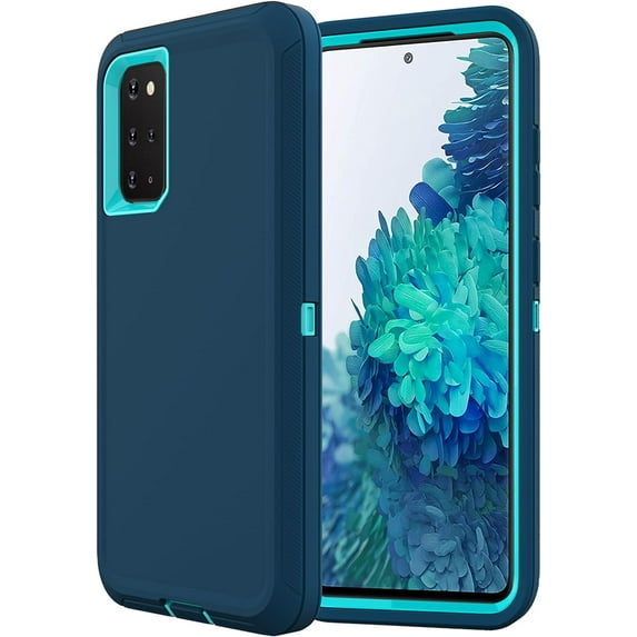 for Samsung Galaxy S20 Plus Case, Shockproof Dropproof Galaxy S20 Plus Case, Heavy Duty Protective for Samsung S20 Plus Case 6.7 Inch (Turquoise)